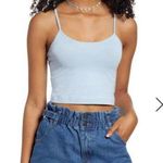BP NWT . Crop Knit Camisole in blue cashmere 3X Photo 0
