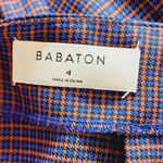 Aritzia  Babaton Jethro Blue Plaid Twisted Assymetric Mini Skirt Size 4 Photo 7