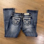 Rock Revival  Women's Blue Parol Easy Bootcut Distressed Jeans Sz 28 Photo 1