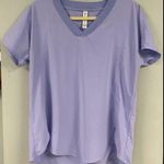 Athleta Periwinkle blue purple  Zephyr v neck tee Photo 3