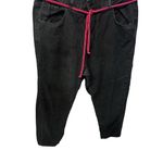 Vintage Black Baggy Cantao Jeans Cord Belt Waist 30” Size undefined Photo 4