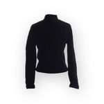 new Cruciani 𖦹 Luxury Fine Knit Zip Cardigan Sweater 𖦹 Black 𖦹 Made in Italy Photo 2