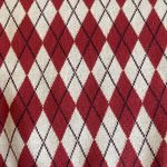Levi's  Women’s llia Cotton Argyle Cropped Knit Sweater Size M Photo 2