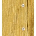 Isabel Marant Fanao Yellow Gold Corduroy Velvet Long Sleeve Button Up Shirt Top Photo 8