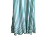 Draper James Draper James Women RSVP Wrap Dress S Aqua Striped Preppy Flirty Coastal Beachy Photo 2