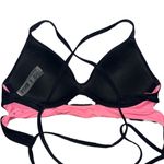 PINK - Victoria's Secret PINK Victoria’s Secret Bikini Top Black Swimsuit Bustier S Small Photo 1