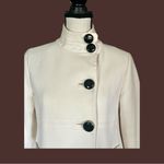 Ann Taylor vintage Elegant Wool White Coat. SZ.2 Photo 2