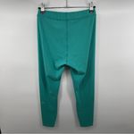 Alo Yoga Teal Blissful High-Waisted Ribbed Leggings Full Length Sz S Athleisure Photo 8