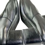 Diane Von Furstenberg DVF Diane Von Furstenburg black leather heeled back zip boots size 7.5 M Photo 6