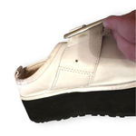 UGG x Opening Ceremony Tasman Off White Leather Faux Fur Platform Mules Sz 8 Photo 7