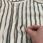 Lou & grey  LOFT black and cream shirt dress with tie/cinched waist. XS Photo 2