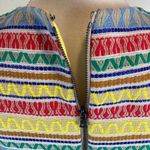 Alice + Olivia Multicolor Embroidered Mini Dress NEW - Size 2 Photo 5