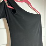 Boston Proper Medium one shoulder black mini dress Photo 2