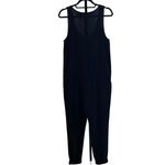 Joie  Size Medium Black Sleeveless Jumpsuit Relaxed Fit Elevated Basic Minimalist Photo 6