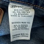 Levi's Indigo Blue Denim Trucker Jacket Special Edition Signature Grunge Indie Photo 8