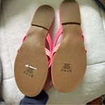 J. McLaughlin NEW  Caitlin Pink Double Strap Patent Leather Thong Sandals Photo 5