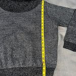 Vintage BFA Classics Metallic Shimmery Silver & Black Turtle Neck Sweater Size M Size M Photo 6