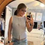 Kirious Striped Button Top Photo 3