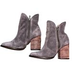 Seychelles Gray Suede Zip Ankle Booties Boots size 7.5 Photo 4