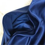 Bill Levkoff  Navy Blue Strapless Satin Dress Short Bridesmaid Formal‎ Size 0 Photo 7