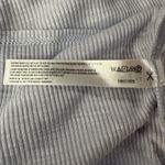 Free People  Beach Small Mini Dress V-Neck Stretch Pockets Oversized Ribbed Lilac Photo 7