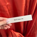 Reformation NWT  Sera Silk Two Piece in Red Coral Sz 8 Photo 10