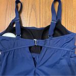 Prego Pregnancy Maternity One Piece Empire Tank Swimsuit Navy Blue Size Medium Photo 11