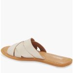 Born Ilana Leather Slide Sandal, Cushioned Padded, White Cream, Size 8,‎ NWT Photo 8