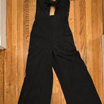 Lulus  Bow Front Criss Cross Spaghetti Strap Cutout Wide-Leg Jumpsuit NWT Photo 0