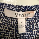 Derek Lam  10 Crosby Silk Blouse Dotted Cold Shoulder 2 Photo 2