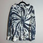 Free People We The Free Blue Best Catch Tie Dye Tunic Top Photo 1