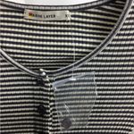 Marine layer  Striped Henley Maxi Dress XS Photo 4