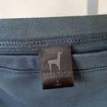 Peruvian Connection 100% pima cotton beautiful slate blue skirt Photo 3