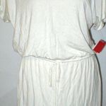 Natori NWT New Josie by  Small S White Womens Cover up Dress Mesh Back Tie Soft Photo 0