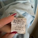 JUMPER1234 Terry Cotton‎ Sweatshirt Sz 2 Small Oversized in Baby Blue Photo 5