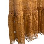 Scully New honey creek cap sleeve western wear Lace Butterscotch Tan Dress Brown Size M Photo 7