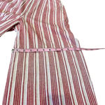 Lulus S Sleeveless Emilia Rae White and Red Striped Ruffle Culotte Jumpsuit Photo 7