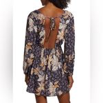Free People  Soli Mini Long Sleeve Satin Dress M Photo 2