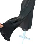 Aifer Women's Casual V Neck Chiffon Blouses Pleated Lantern Long Sleeve 2XL NWT‎ Black Size undefined Photo 11