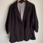 Torrid Studio Gabardine Madison Blazer Black Sz 4 Photo 2