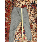 Theory  Gray Linen Blend Tailored Pants Women’s Size 00 Slim Straight Photo 7