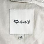 Madewell NWT  Dorset Blazer Windowpane Linen Blend Plaid Jacket Beige Size Large Photo 8