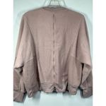 Tahari Sport Sweatshirt Athleisure Back Zip Sherpa Long Sleeve Size 1X Photo 7