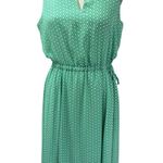 Anne Klein Green Sleeveless Midi Dress L NWT Photo 0