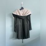 Silence + Noise  Asymmetrical Sherpa Lined Hooded Green Oversized Parka SZ XS Photo 6