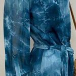 Women’s Yellow Tie Dye Romper (L) Blue Size L Photo 2