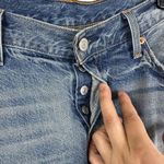 Levi's 501 CT Jeans Womens 28 Distressed Boyfriend Blue Denim Cotton Photo 3