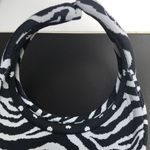 Lele Sadoughi NWT  x Solid & Striped Collab Zebra Print Visor Terrycloth Beachy Photo 6