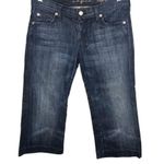 7 For All Mankind 7FAM dark wash dojo crop jeans Photo 2