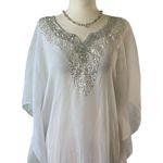 Sample Naney K Swim Coverup Silver Size L Photo 4